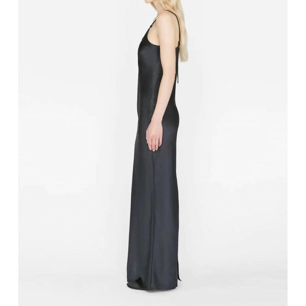 NEW FRAME v-neck cami dress in noir - Picture 4 of 4
